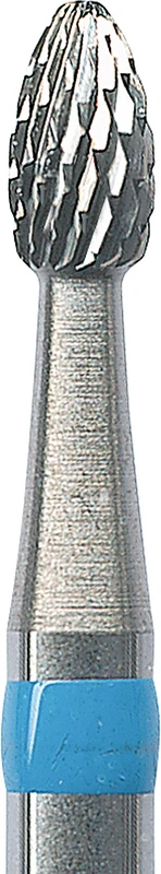 HM-Fräser Schliff 10  Stück  Kreuzverzahnung, blau standard, HP, Figur 277, 4 mm, ISO 023