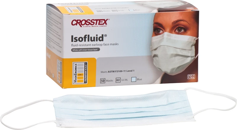 Isofluid earloop  Packung  50 Stück blau
