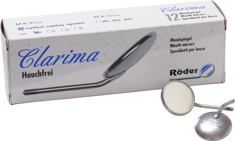 Mundspiegel Clarima  Packung  12 Stück klar, hohl 4
