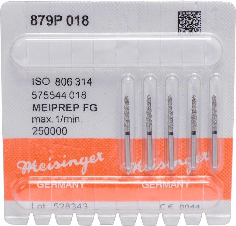 MEIPREP Diamanten  Packung  5 Stück FG, Figur 575 (879P), ISO 018