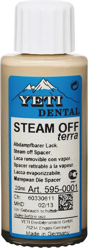 Steam off  Flasche  20 ml Dentinfarbe terra