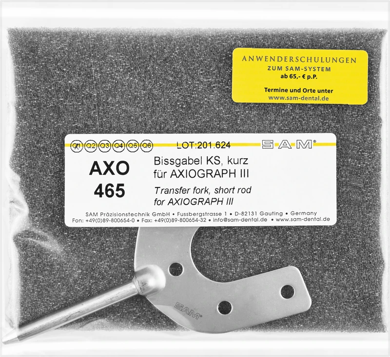 Bissgabeln  Stück  kurze Stange, sterilisierbar für AXIOGRAPH III