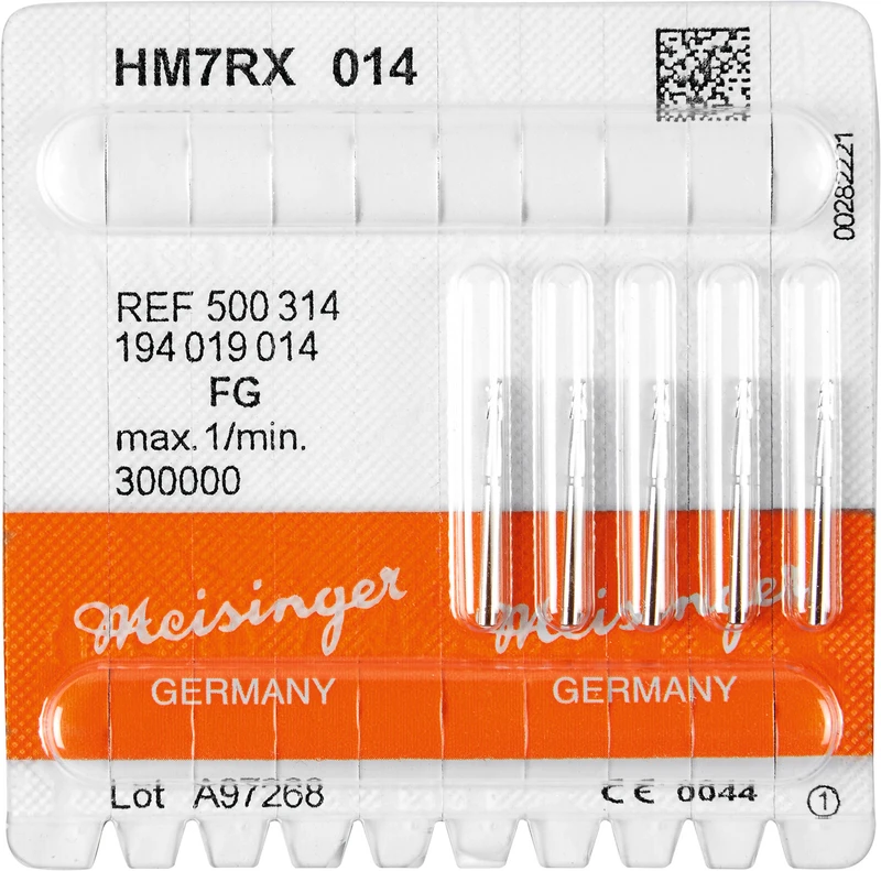 Kronentrenner 7RX  Packung  5 Stück Diamantverz., blau, FG, Figur 194, 5 mm, ISO 014