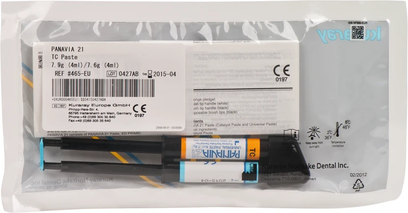 PANAVIA 21  Nachfüllpackung  7,9 g Katalysatorpaste TC, 7,6 g Universalpaste
