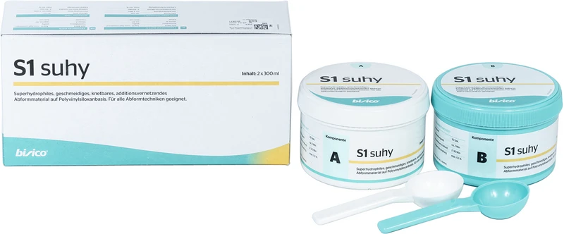 S1 suhy  Pckg.  300 ml Dose A, 300 ml Dose B, putty