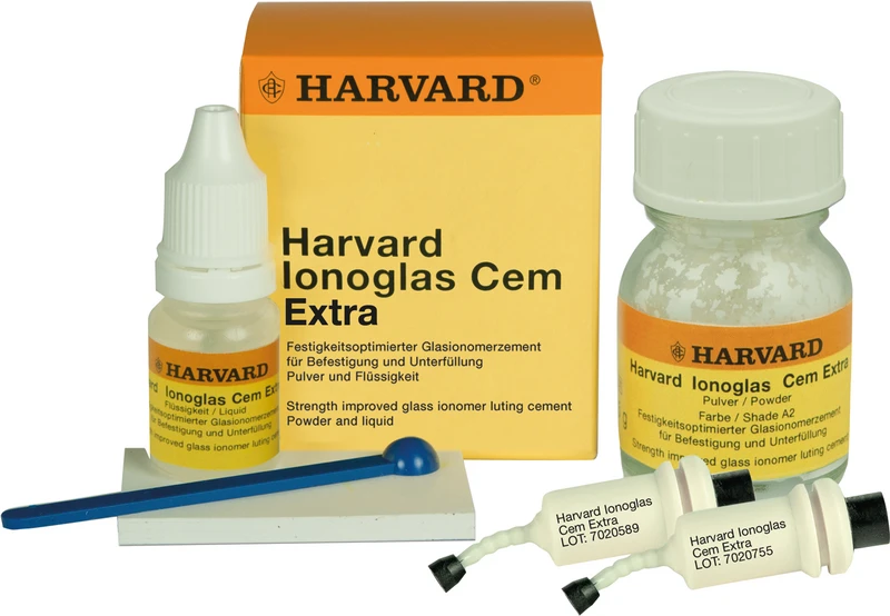 Harvard lonoglas Cem Extra  Kapsel Set  50 x 0,4 g OptiCap universal
