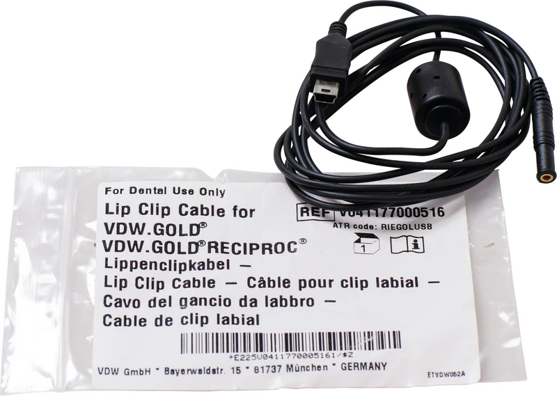 VDW.GOLD® RECIPROC® Lippenclipkabel  Stück