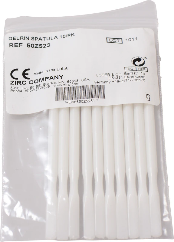 Delrin Spatula  Packung  10 Stück 50Z523