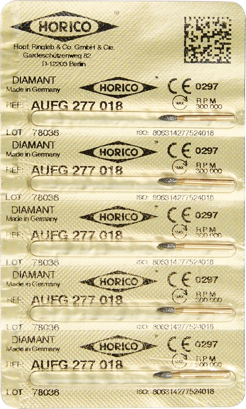 Diamant AuFG 277  Packung  5 Stück FG, Figur 277, ISO 018