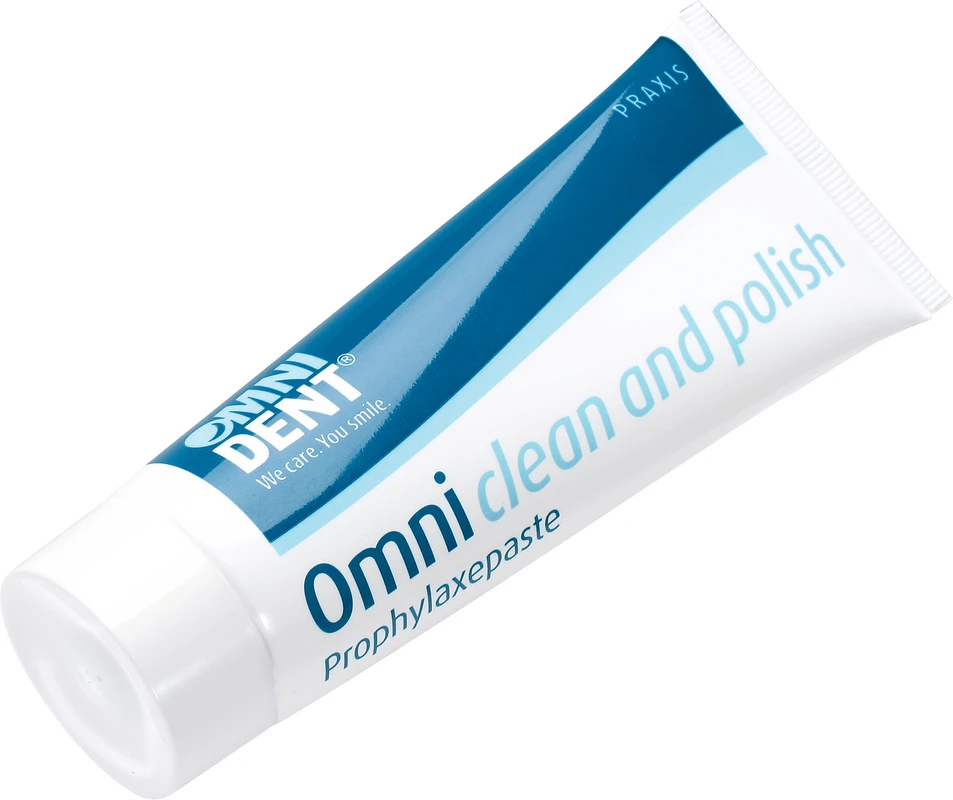 Omni clean and polish  Tube  95 g RDA 40 fein, Pfefferminz