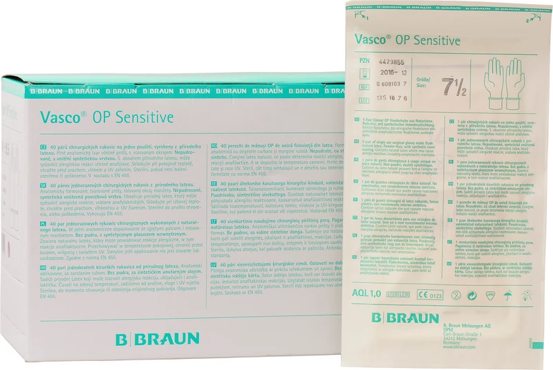 Vasco® OP free  Packung  40 Paar puderfrei, naturweiß, Größe 8,5