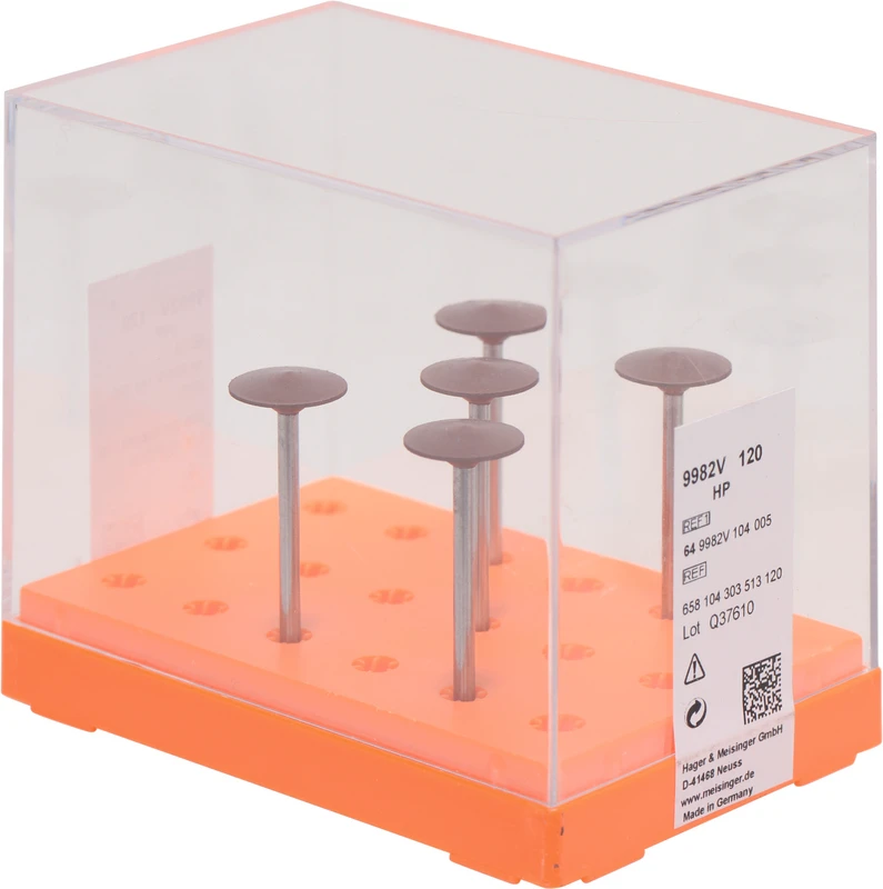 Universalpolierer 9982  Packung  5 Stück braun, HP, Figur 303, 3 mm, ISO 120