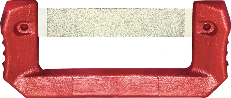 Streifenhalter PAUL  Stück  einseitig, 4 mm breit, Stärke 0,14 mm, rot