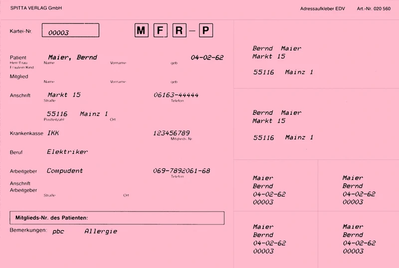 Adressaufkleber DIN A5   Packung  100 Stück rosa