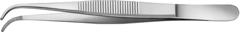 Anatomische Pinzetten  Stück  gebogen, 130 mm