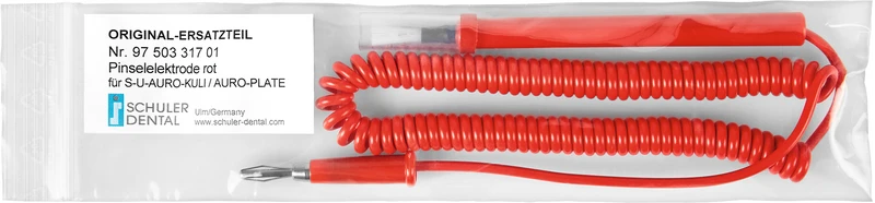 Pinselelektrode  Stück  rot