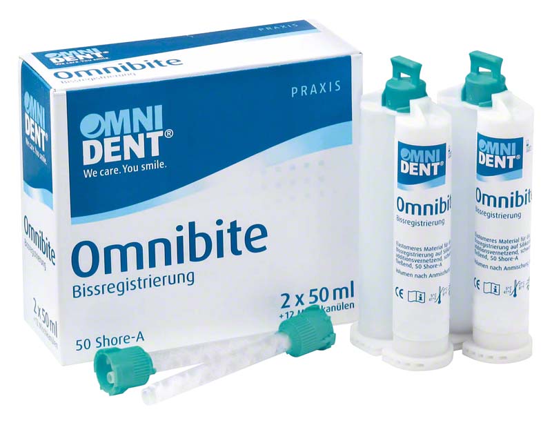 Omnibite  Packung  2 x 50 ml Doppelkartusche, 12 Mischkanülen