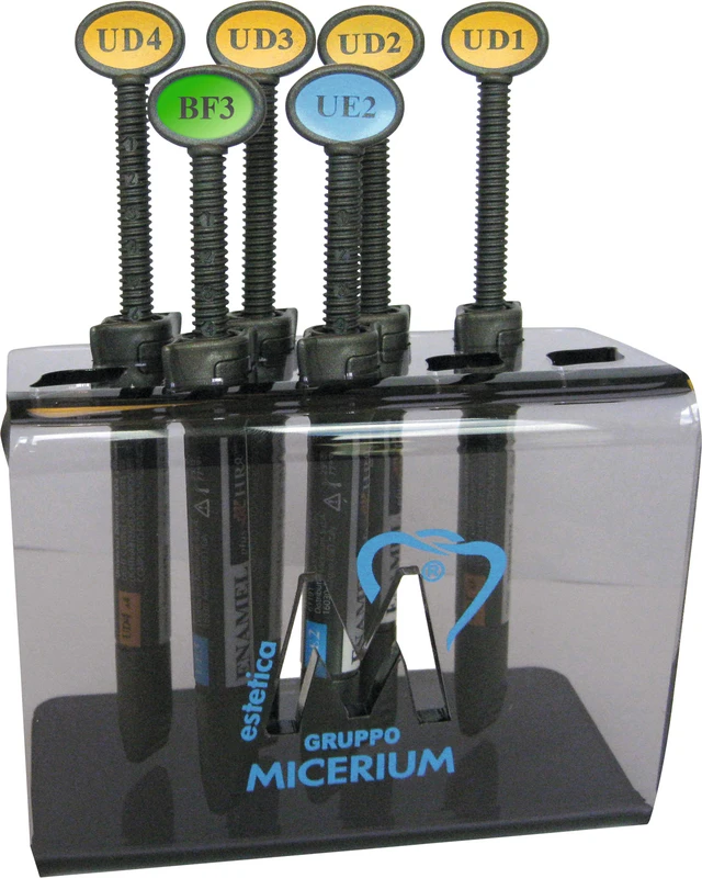 ENAMEL plus HRi® Bio Function   Trial Kit  1 x 2,5 g Spritze HRi Function (BF3), 5 x 2,5 HRi Flow UD1- UD4, UE2