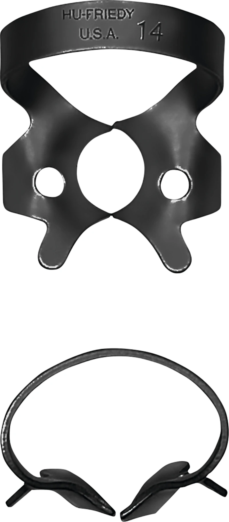 Kofferdam-Klammer Black Line  Stück  Figur 14, für Molar