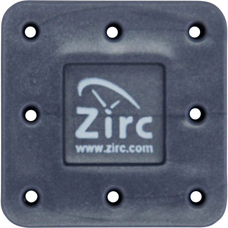 Bohrerständer  Stück  für 8 Instrumente, grau, 3,8 x 3,8 x 1,3 cm