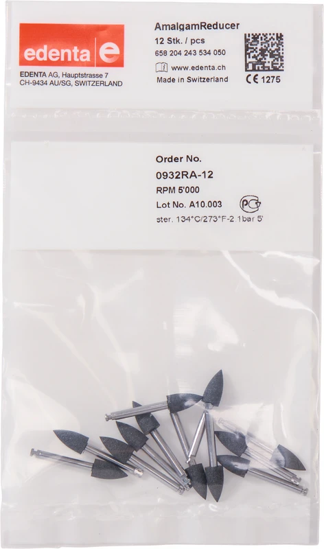 Amalgam Reducer  Packung  12 Stück RA, Figur 243, 10 mm, ISO 050