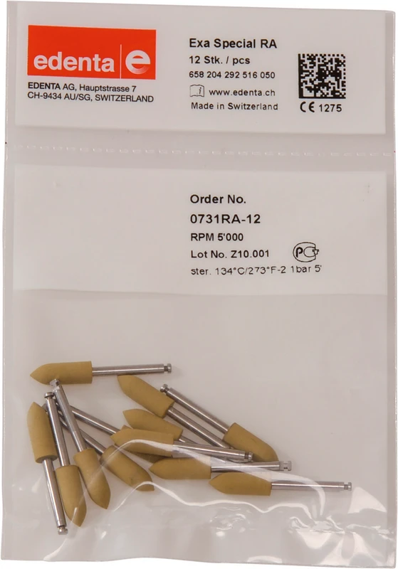 Exa Special  Packung  12 Stück gelb, RA, Figur 292, 14 mm, ISO 050