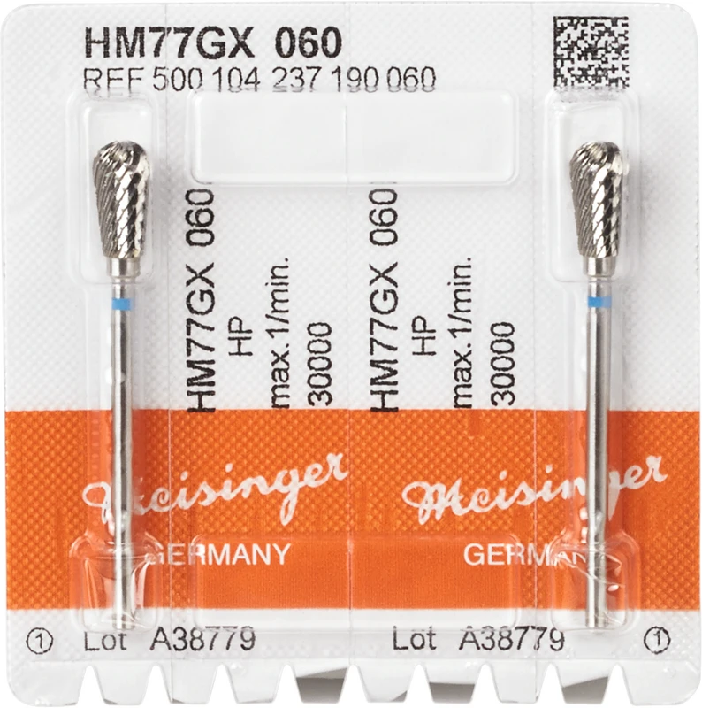 HM-Fräser GX  Packung  2 Stück kreuzverzahnt, blau standard, HP, Figur 237, 11,5 mm, ISO 060