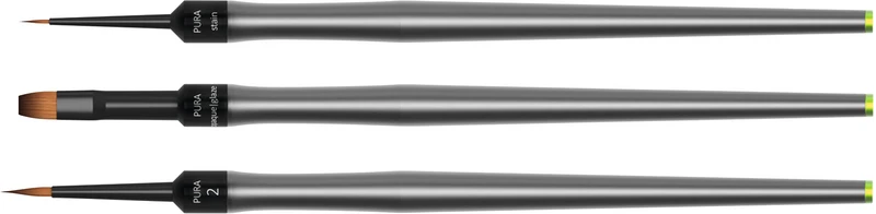 PURA.brush  Master Kit  3 Pinsel Größe 2