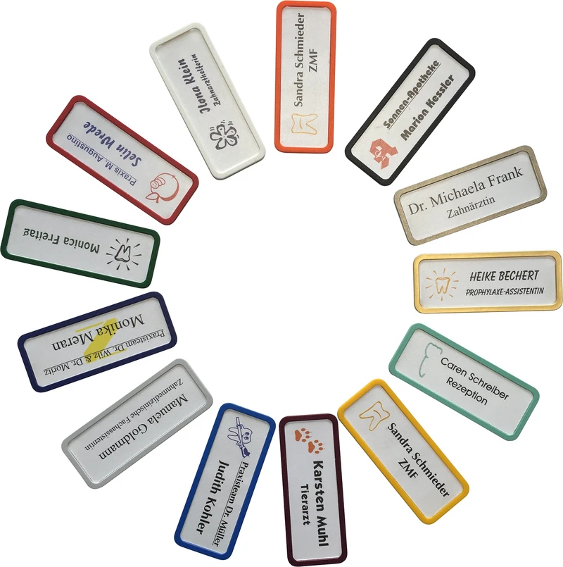 Modu-Line 30  Stück  Namenskarte weiß