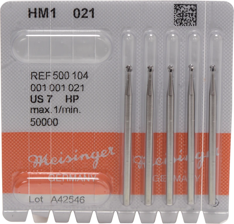HM-Bohrer 1  Packung  5 Stück HP, Figur 001, ISO 021