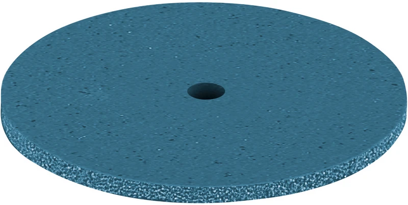 EVEFLEX  Packung  10 Stück unmontiert, blau sehr grob, Figur Scheibe, 22 x 1 mm