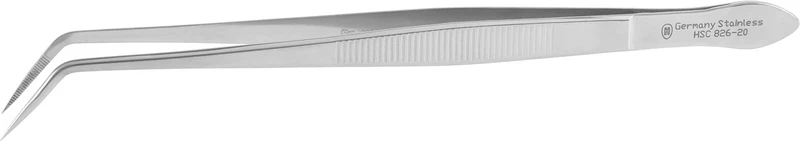 Pinzette  Stück  200 mm, gebogen, spitz