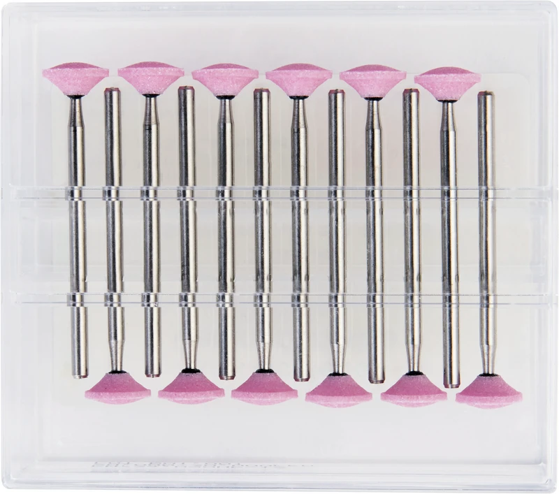 Keramische Schleifer R  Packung  12 Stück rosa mittel, HP, Figur 316, 1,5 mm, ISO 090