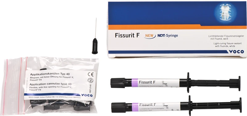Fissurit® F  Packung  2 x 2 g Spritzen, Applikationskanülen Typ 40