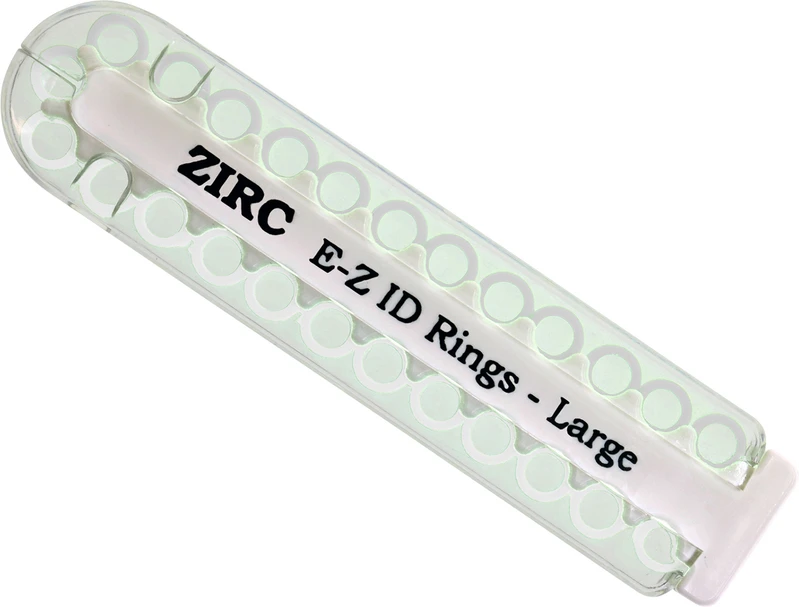 EZ-ID Markierungsringe  Packung  25 Stück weiß, Ø 6 mm