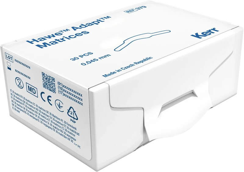 Adapt Matrizen  Nachfüllpackung  30 Stück Stärke 0,045 mm, Form 379