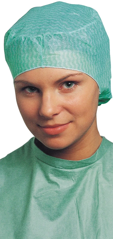 BARRIER® OP-Haube Peggy   Packung  8 x 120 Stück grün