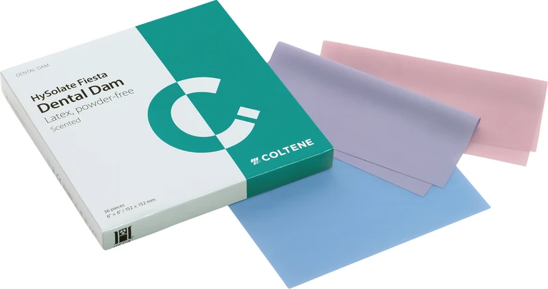HySolate Dental Dam  Packung  36 Stück sortiert, 152 x 152 mm, dünn
