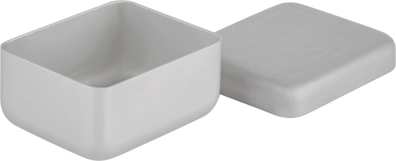 ALUMINIUM BOX leer  Stück  silber, 5 x 4 x 3 cm
