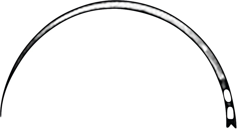 Chirurgische Nähnadeln  Packung  12 Stück Rundkörper, gebogen, Figur 3