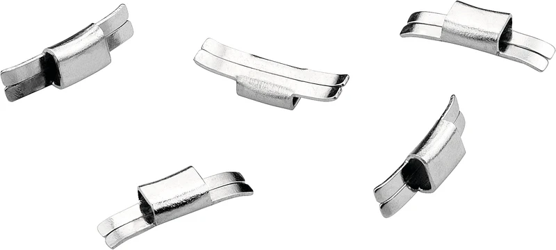 Lingual-\Palatinalschloss  Packung  5 Stück gekrümmt