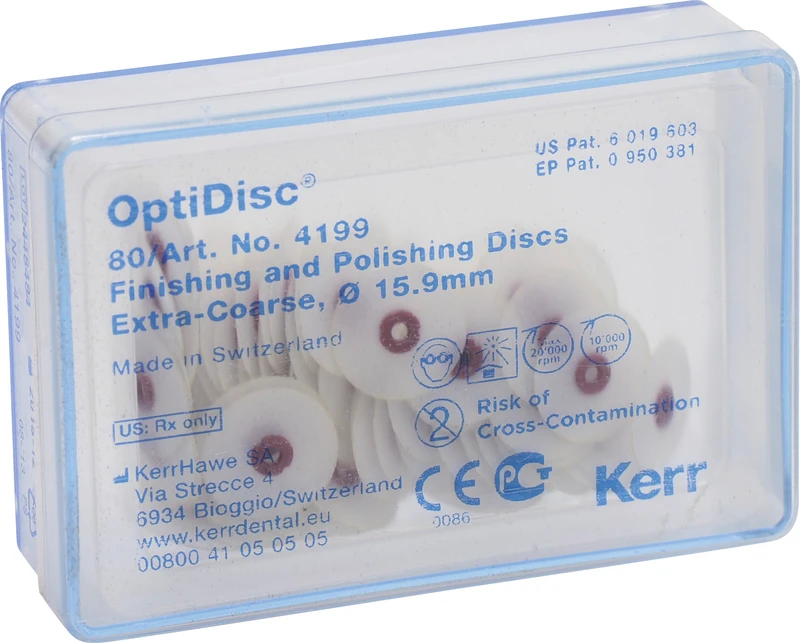 OptiDisc®  Nachfüllpackung  100 Stück unmontiert, dunkelbraun extra grob, Ø 15,9 m