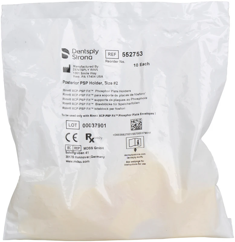 Bissblöcke  Packung  10 Stück Molar, für Speicherfolie Größe 2
