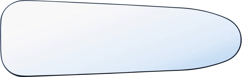 Fotospiegel FS Rhodium  Stück  doppelseitig, 42 x 128 mm, ohne Griff