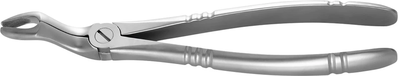 Extraktionszange  Stück  ergonomischer Griff, für OK Weisheitszähne, Figur 67A