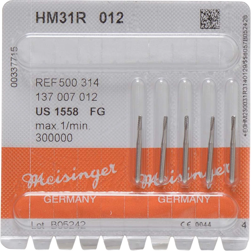 HM-Bohrer 31R  Packung  5 Stück FG, Figur 137 rund, 4,1 mm, ISO 012