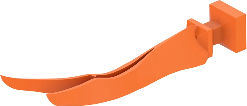 Quad-Teilmatrizensystem Keile   Nachfüllpackung  100 Stück orange mittel