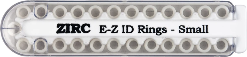 EZ-ID Markierungsringe  Packung  25 Stück weiß, Ø 3 mm