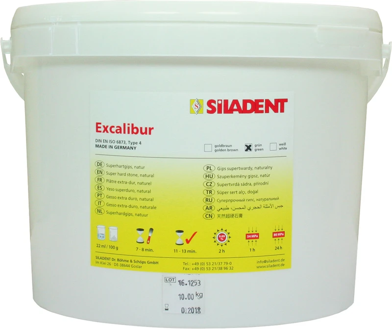 Excalibur  Eimer  10 kg grün