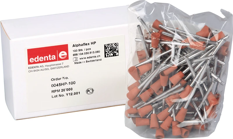 Alphaflex  Packung  100 Stück braun, HP, Figur 030, 10 mm, ISO 060